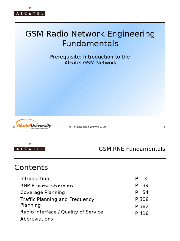 Mobile Radio Network Planning Guide | PDF | Cellular Network | Channel ...