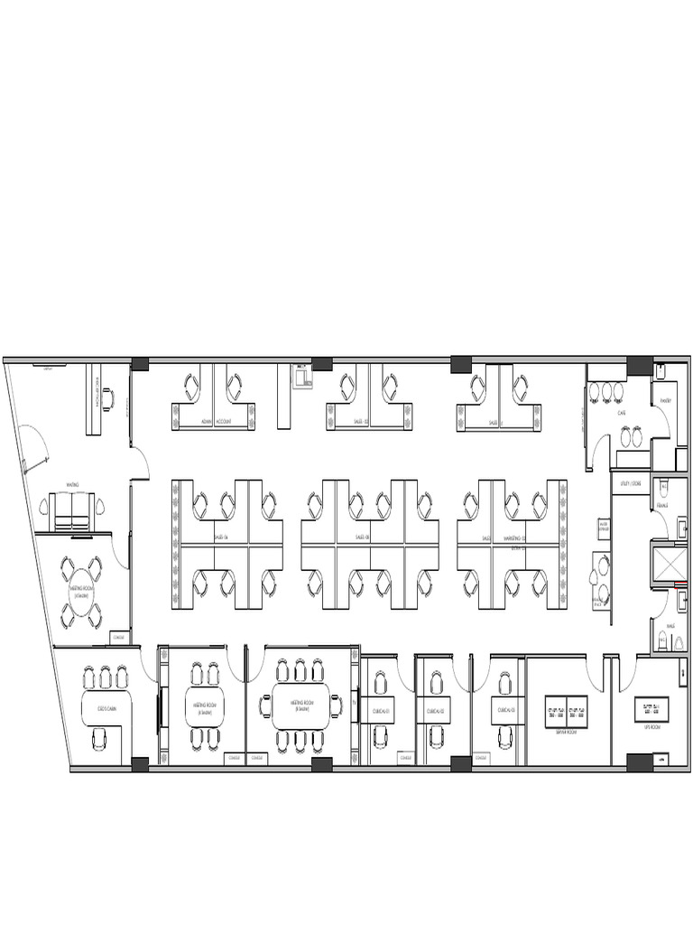 Office Space Layout and Signage Plan | PDF