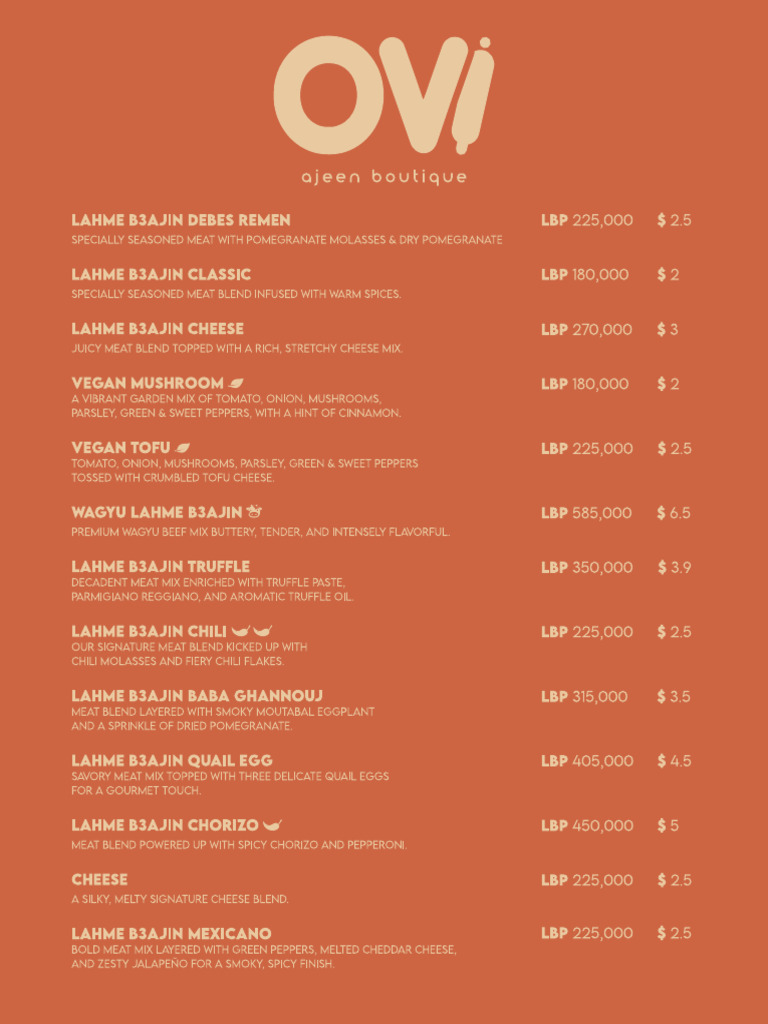 Digital Menu | PDF