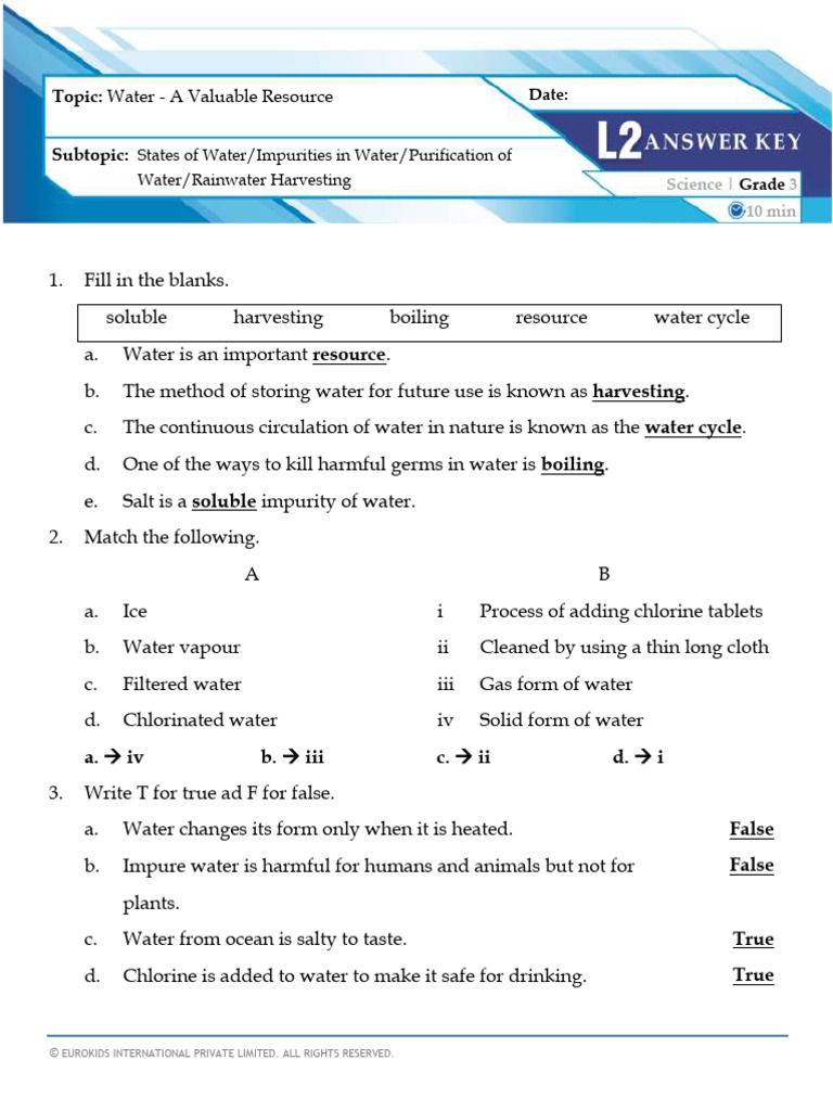 Water Purification and Resources Guide | PDF | Water | Water Purification
