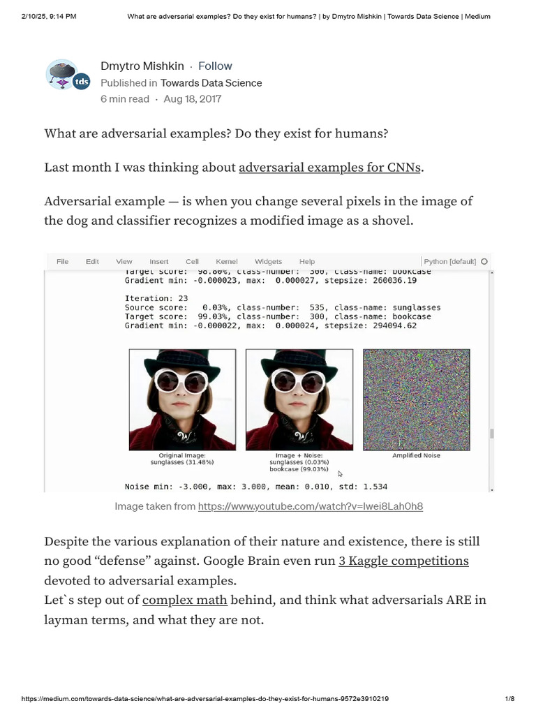 Understanding Adversarial Examples in AI | PDF | Deep Learning ...