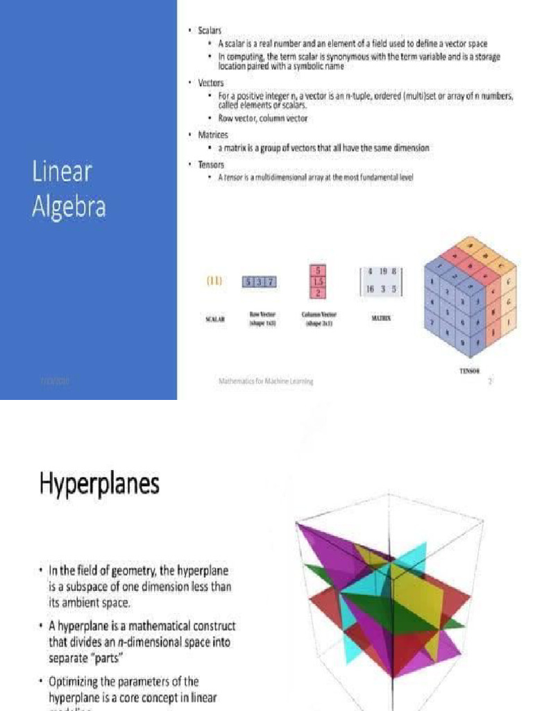 Mathematics For ML | PDF