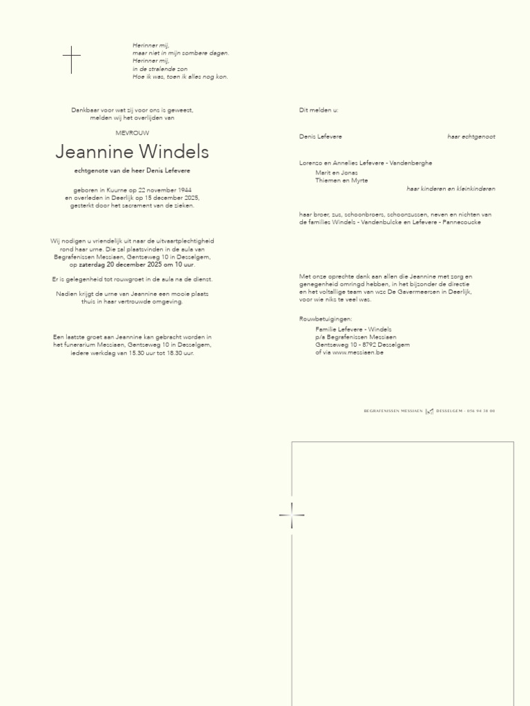 Jeannine WIndels - Website | PDF