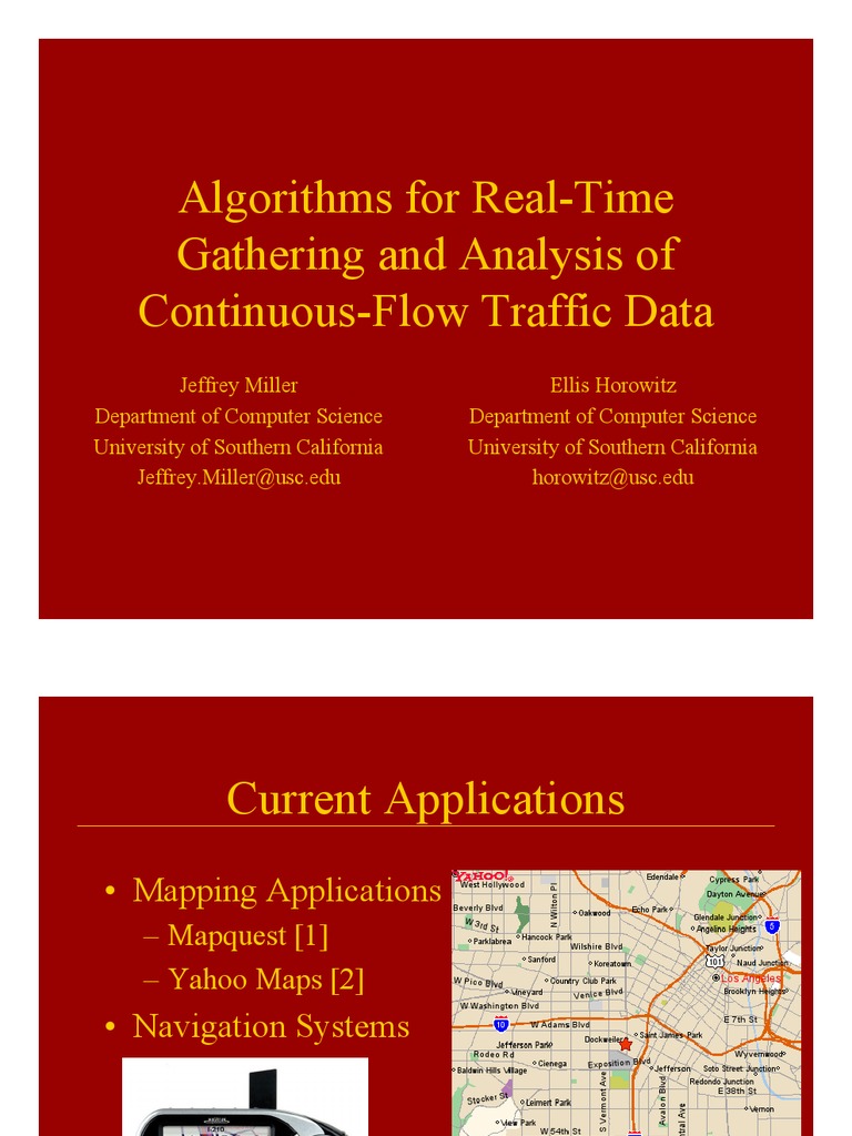 Real-Time Traffic Data Analysis Algorithms | PDF | Vertex (Graph Theory ...