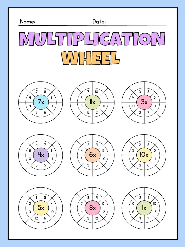 Math Bingo and Wheel Activities | PDF | Arithmetic | Mathematics