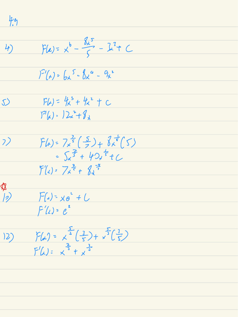 Mathematical Functions and Calculus Concepts | PDF