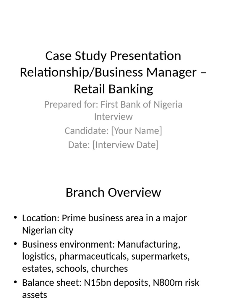 Retail Banking Case Study Analysis | PDF | Banks | Interest
