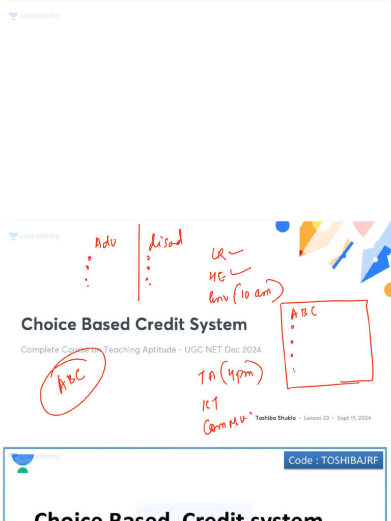 Choice Based Credit System With Anno 1765214055216 | PDF