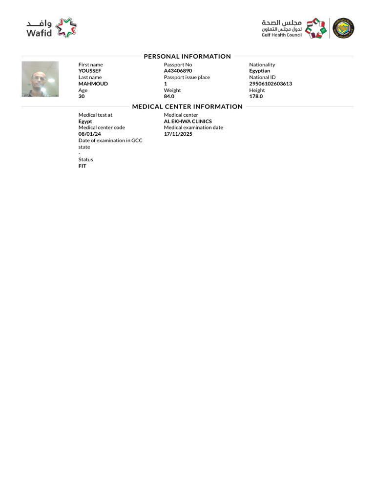 Medical Status | PDF