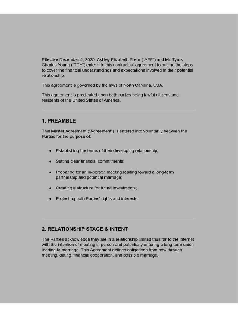 Final Agreement Between Aef and Tcy | PDF | Marriage | Private Law