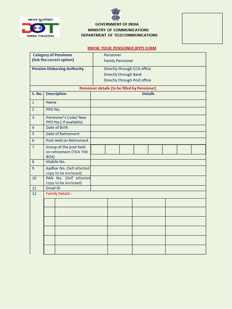 KnowYourPensioner (KYP) Form 251102 080804 | PDF | Chess Theory | Chess