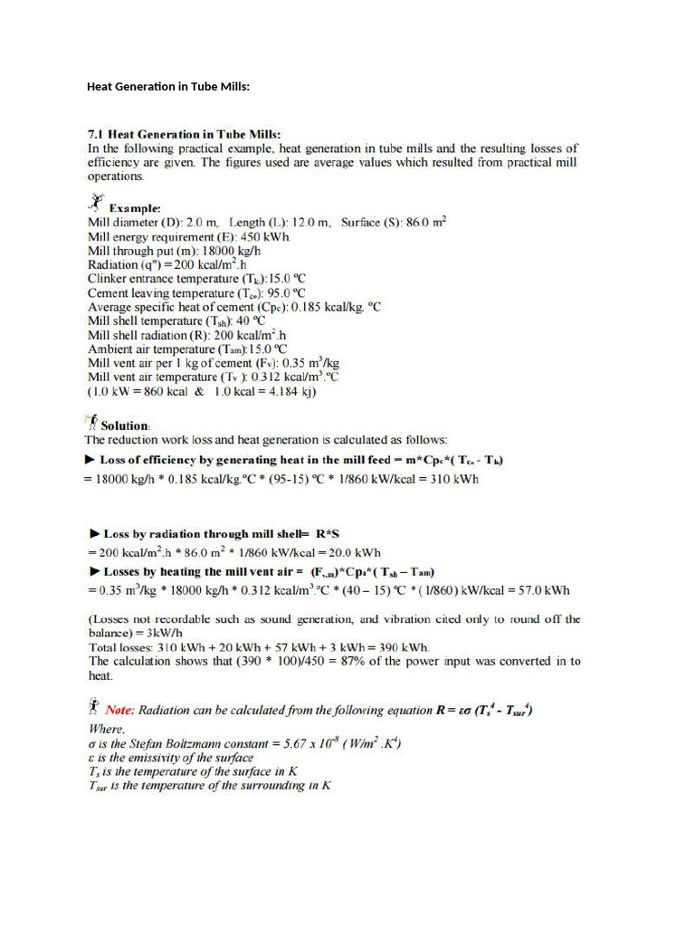 Mill Calculations | PDF
