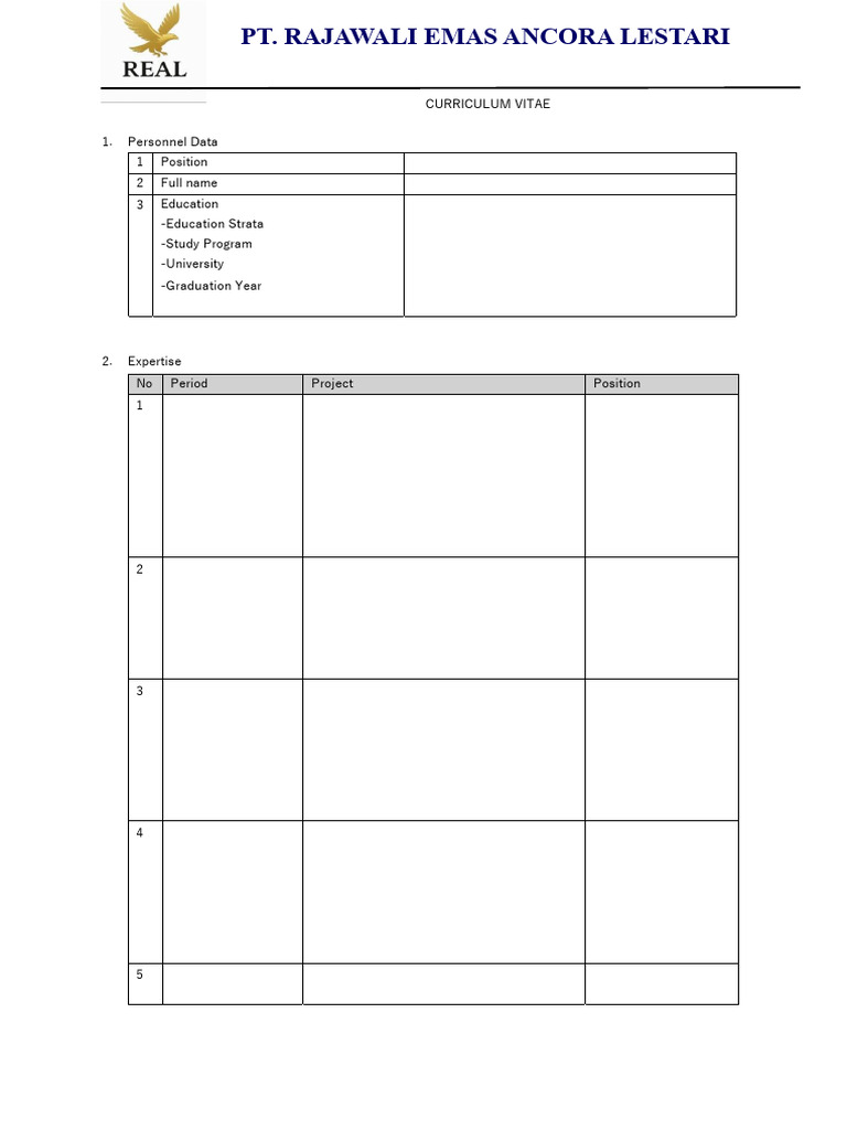Data Experience Form (Tim Jembatan) | PDF