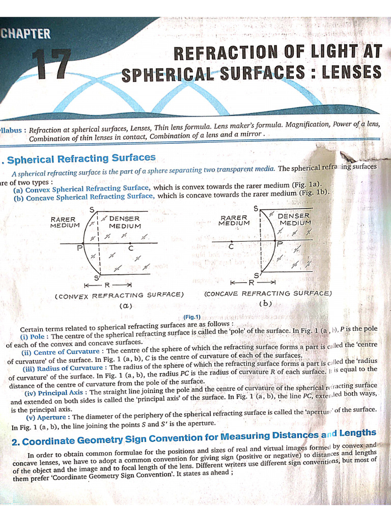 Lenses, Prism and Optical Instrument | PDF
