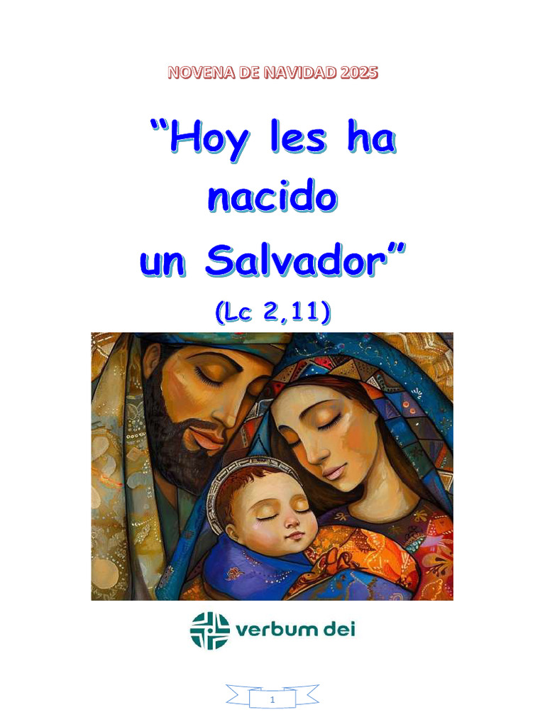 Novena de Navidad 2025: Oraciones y Meditaciones | PDF | María, madre ...