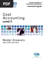 Cost Accounting/Series-3-2007(Code3016)