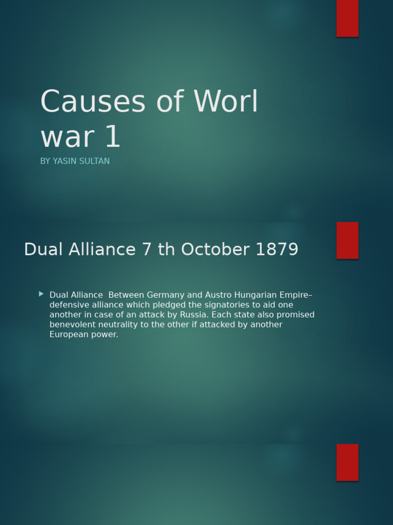 Causes of World War 1 Explained | PDF | Austria Hungary | British Empire