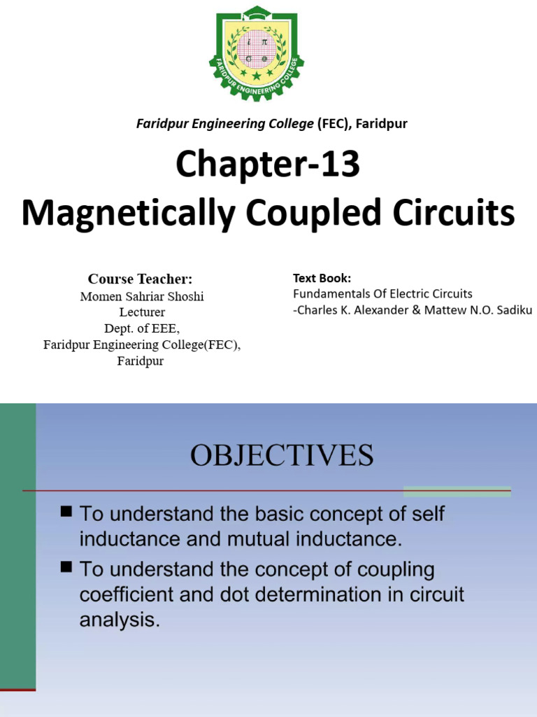 Magnetically Coupled Circuits Overview | PDF