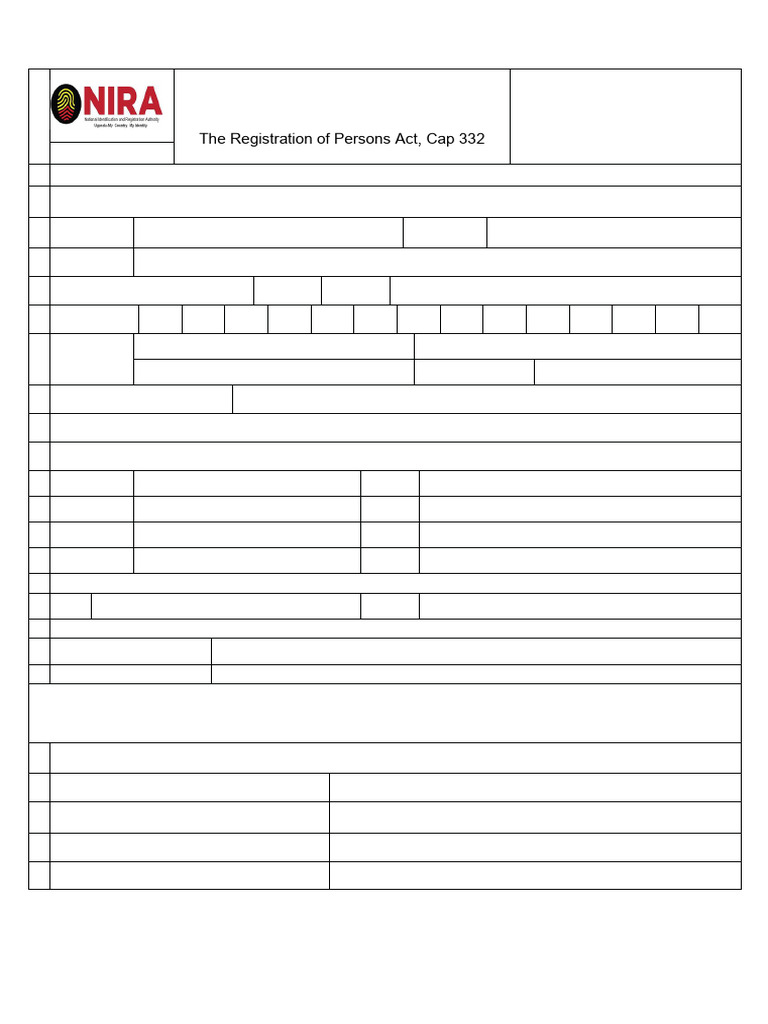 Form 1 Notification of Change Error in Information in The Register 1 | PDF