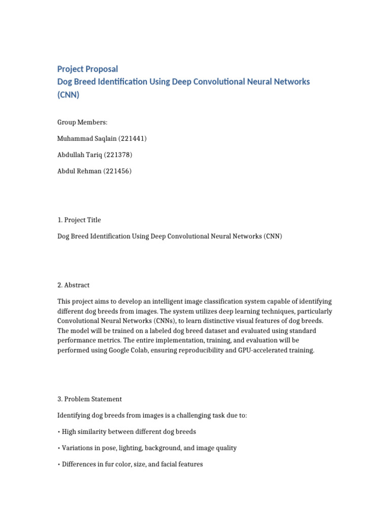Dog Breed Identification with CNNs | PDF | Deep Learning | Accuracy And ...