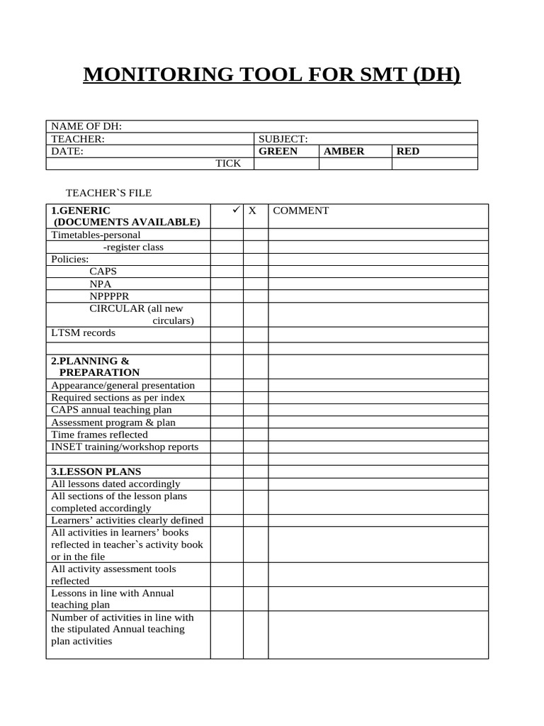 SMT Monitoring Tool for Educators | PDF
