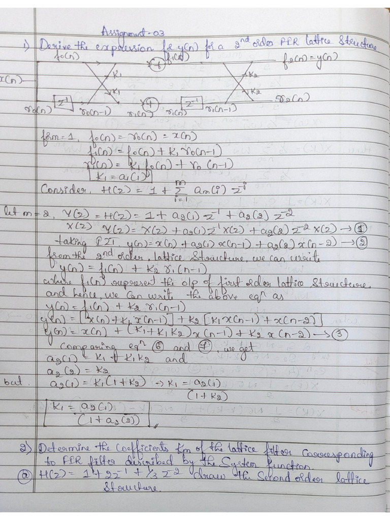 Dsp Assignment | PDF