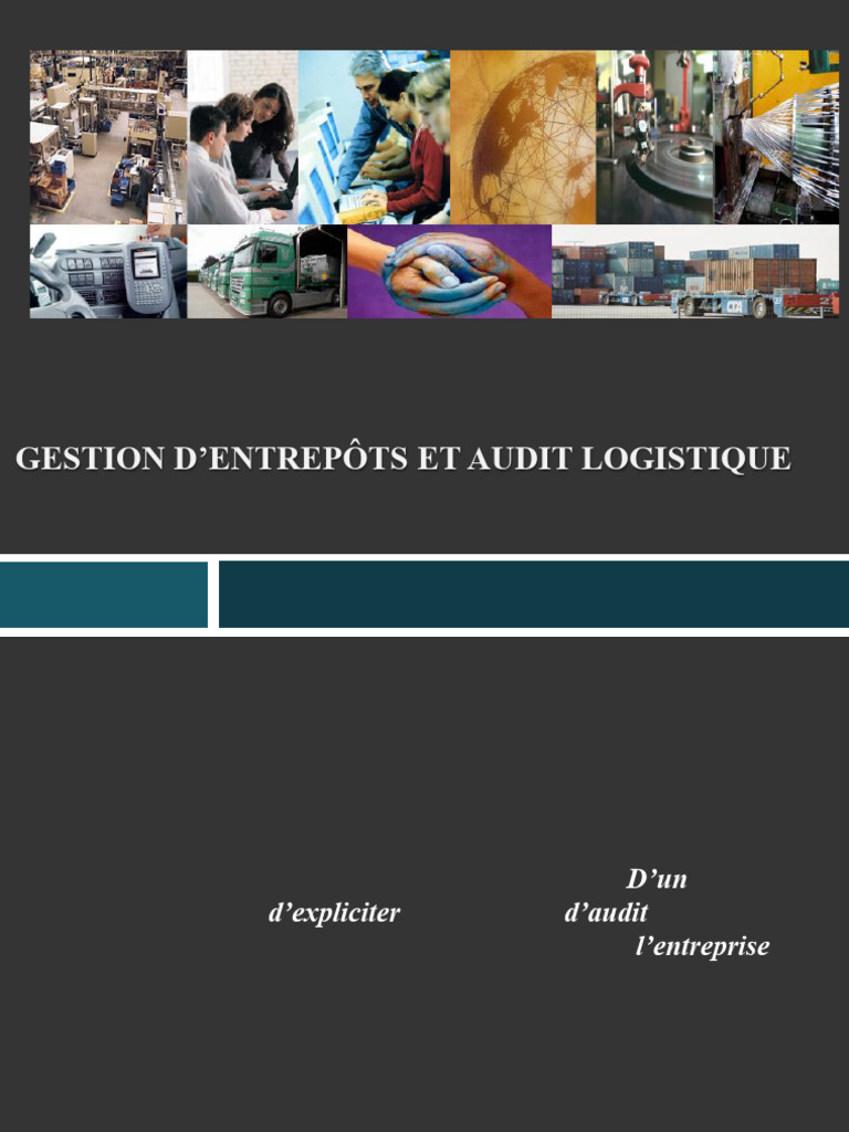 Gestion des entrepôts et audit logistique | PDF | Entrepôt | Logistique
