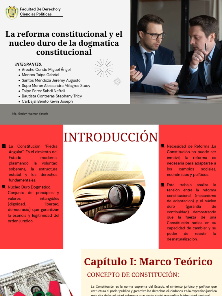 La Reforma Constitucional y El Núcleo Duro de La Dogmatica ...
