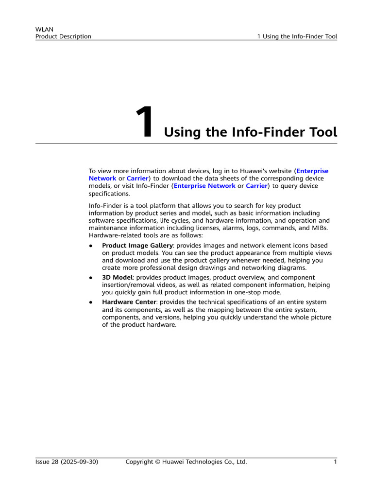 01-01 Using the Info-Finder Tool | PDF