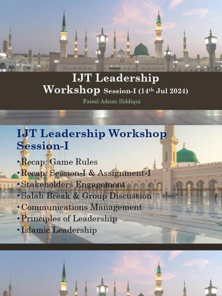 IJT Leadership Workshop 2 28Jul2024 | PDF | Business | Social Psychology