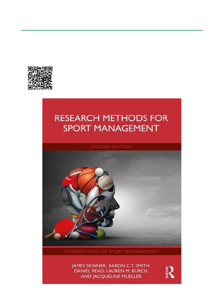 Research Methods for Sport Management, 2nd Edition ISBN 9781032501970 ...
