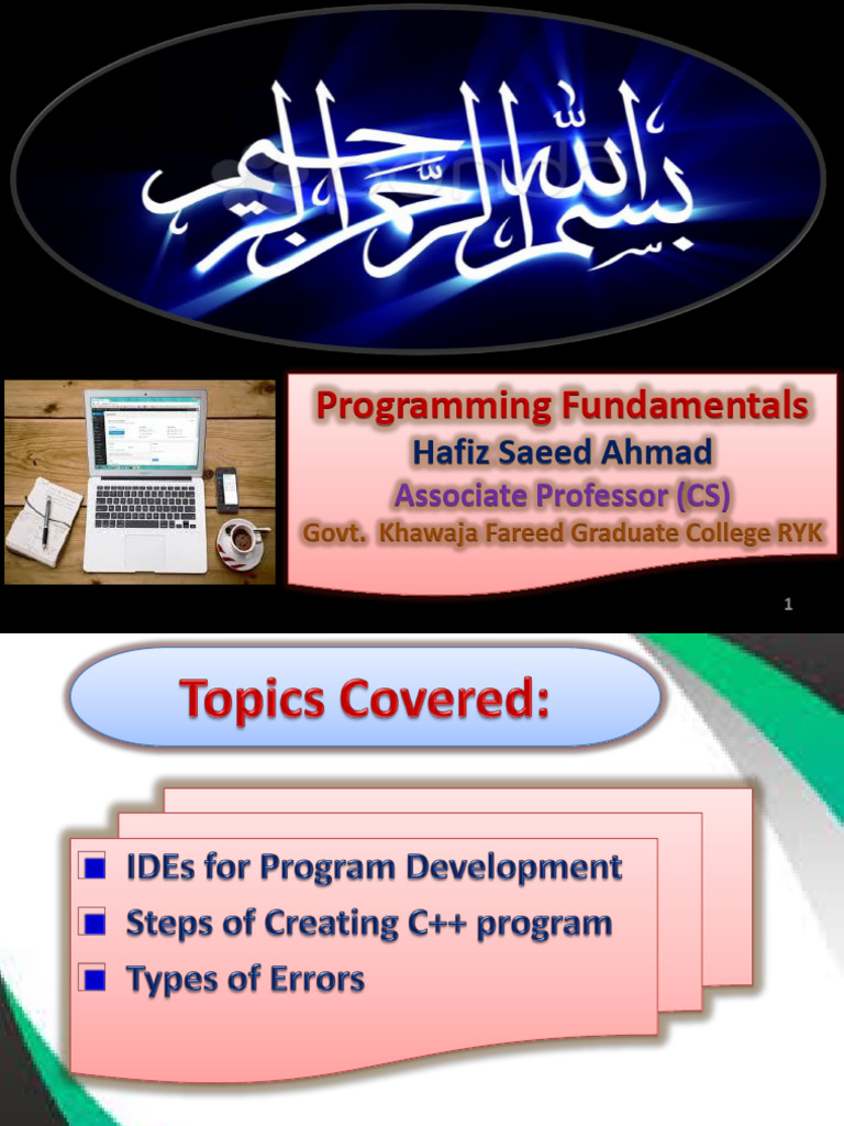 C++ Programming Fundamentals Guide | PDF | Integrated Development ...