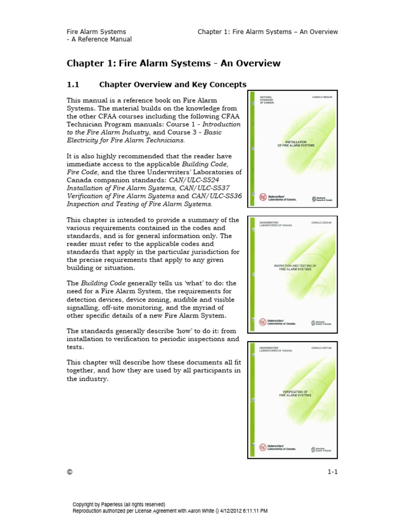 Fire Alarm Systems Overview Guide | PDF | Security Alarm | Safety