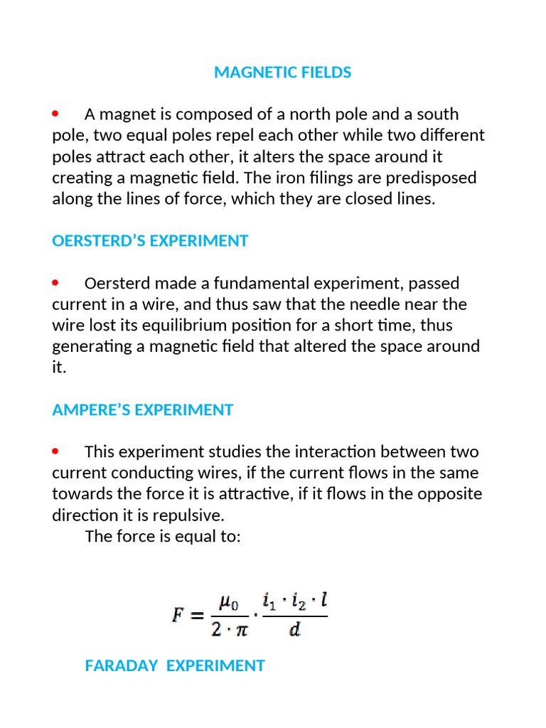 Documento (4) | PDF | Magnetic Field | Electromagnetic Induction
