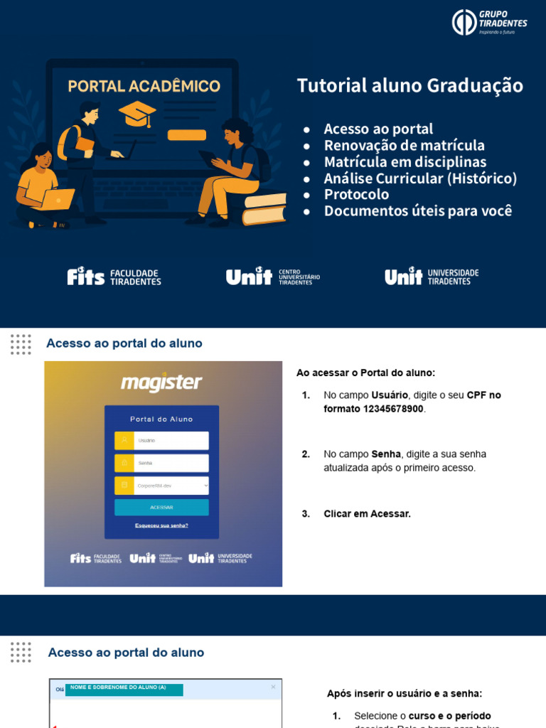 Guia Completo do Portal do Aluno | PDF | Informática