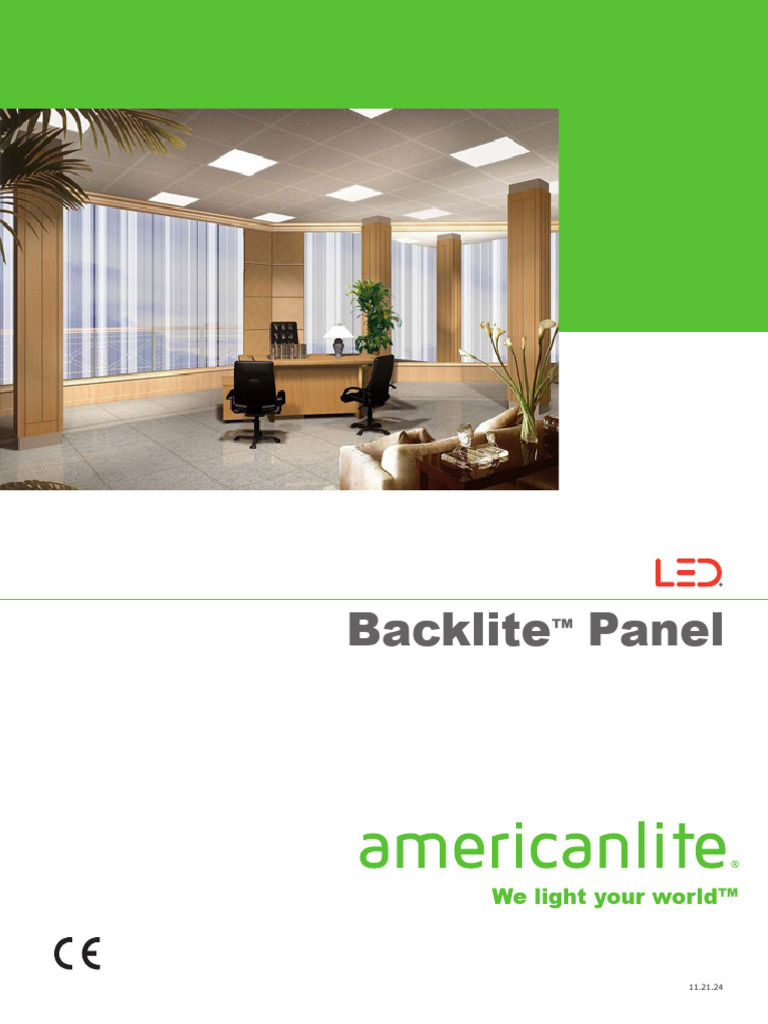 AMERICANLITE-BACKLITE | PDF | Lighting | Light Emitting Diode