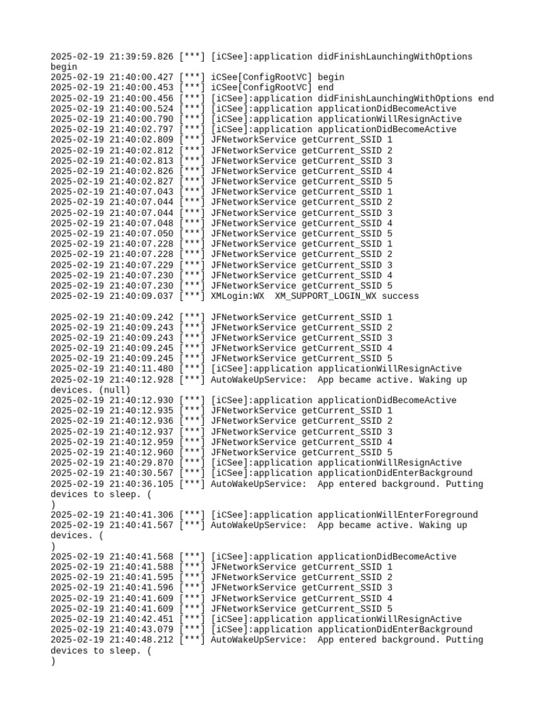 iCSee App Activity Log Analysis | PDF