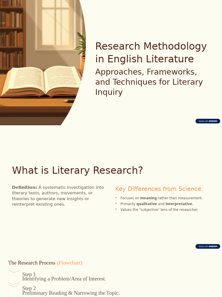 Research Methods in Literary Studies | PDF | Methodology | Science