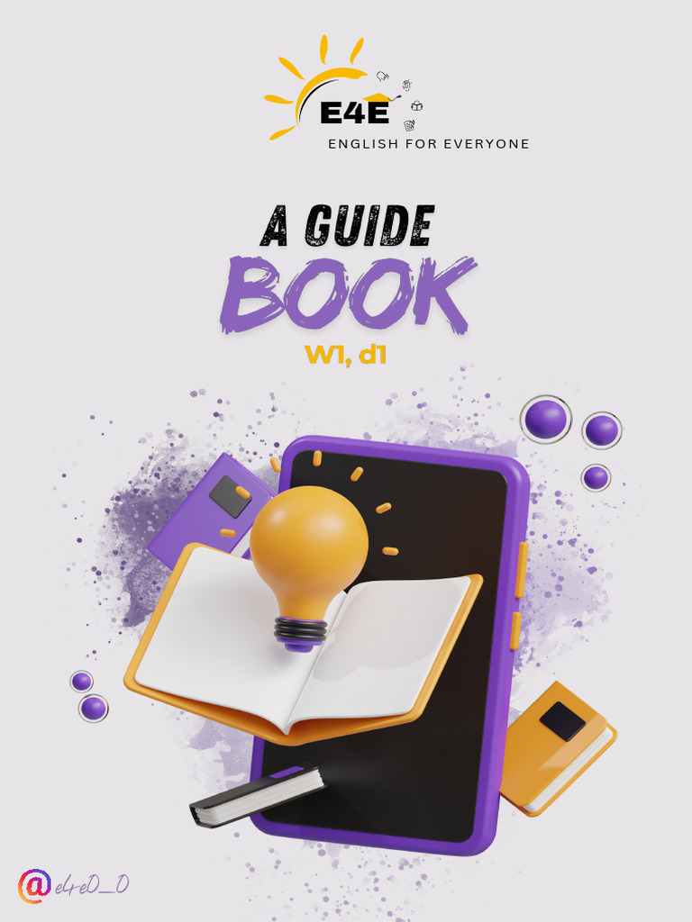 E4E Bro w2, d1 | PDF