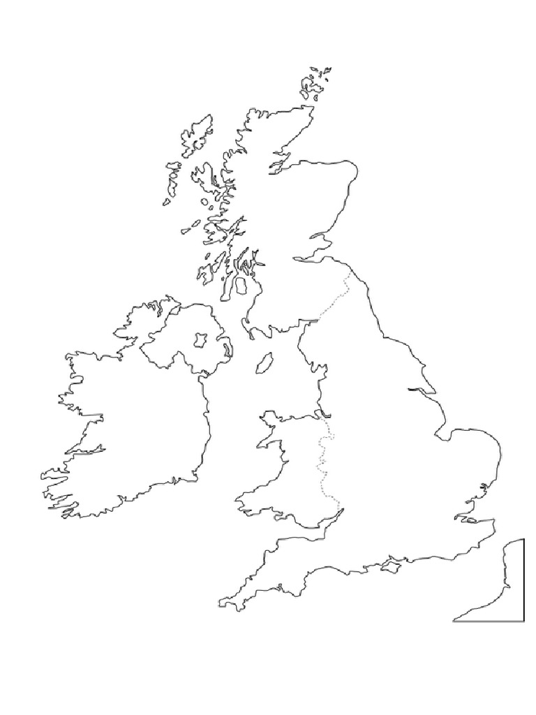 UK Blank Map | PDF