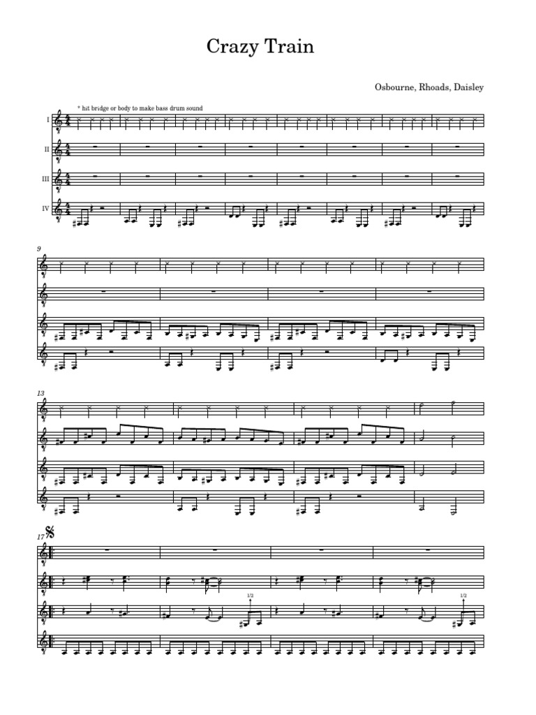Crazy Train | PDF