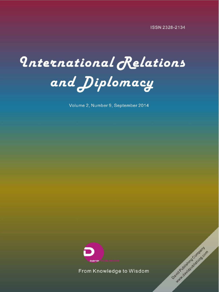 International Relations Journal September 2014 | PDF | Most Favoured ...