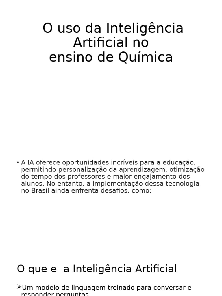 IA na Educação: Desafios e Oportunidades | PDF | Inteligência ...