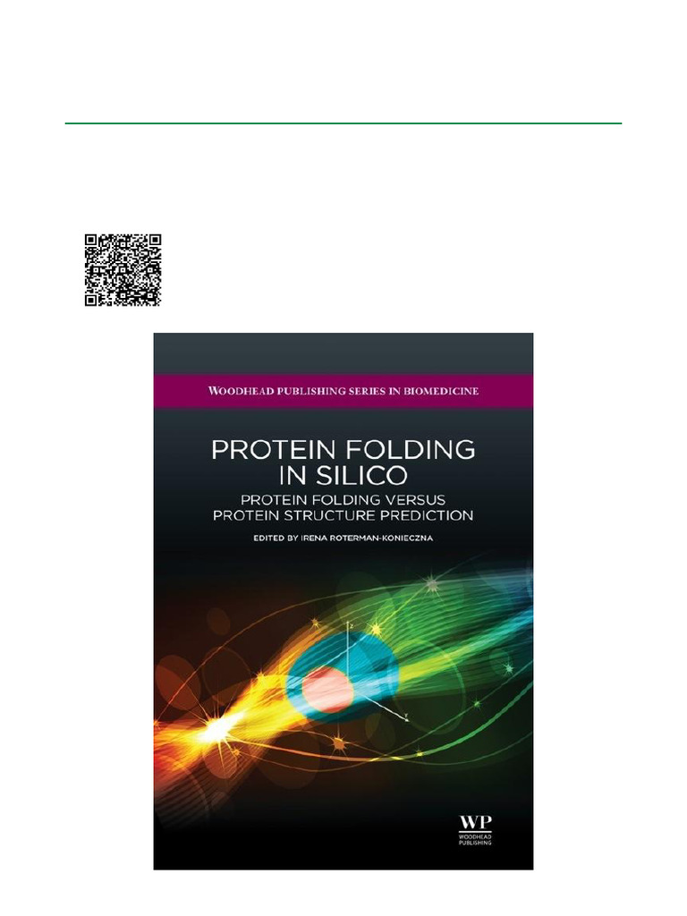 Protein Folding in Silico Protein Folding Versus Protein Structure ...