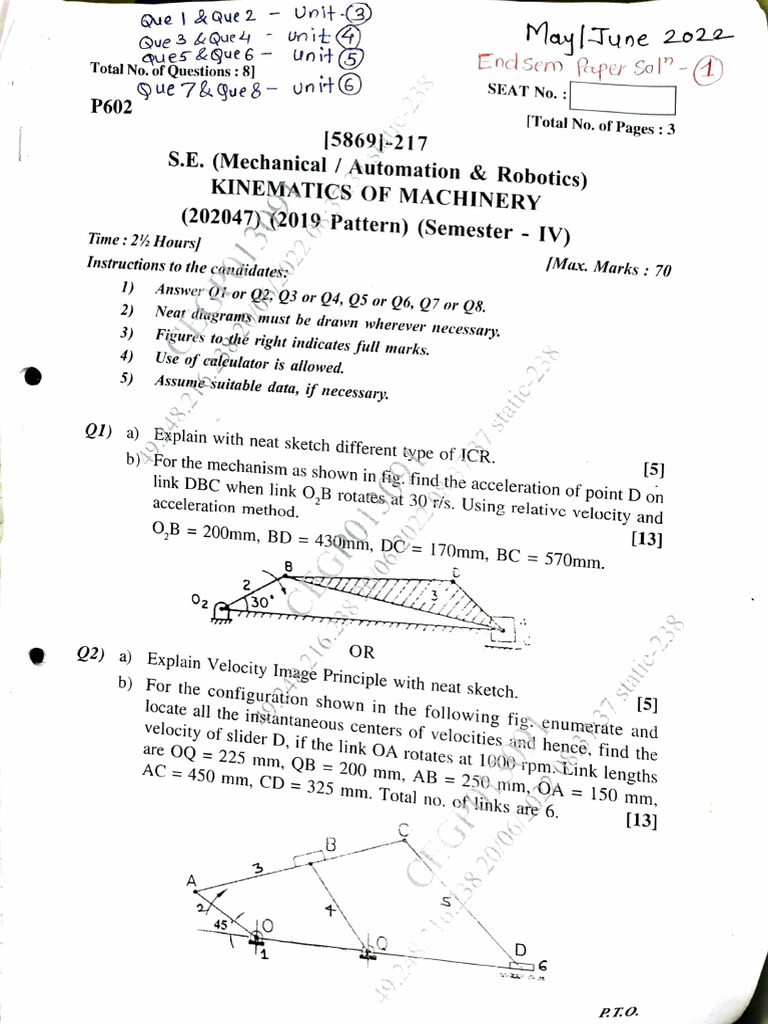 Kom Sppu Paper With Solution-1 | PDF