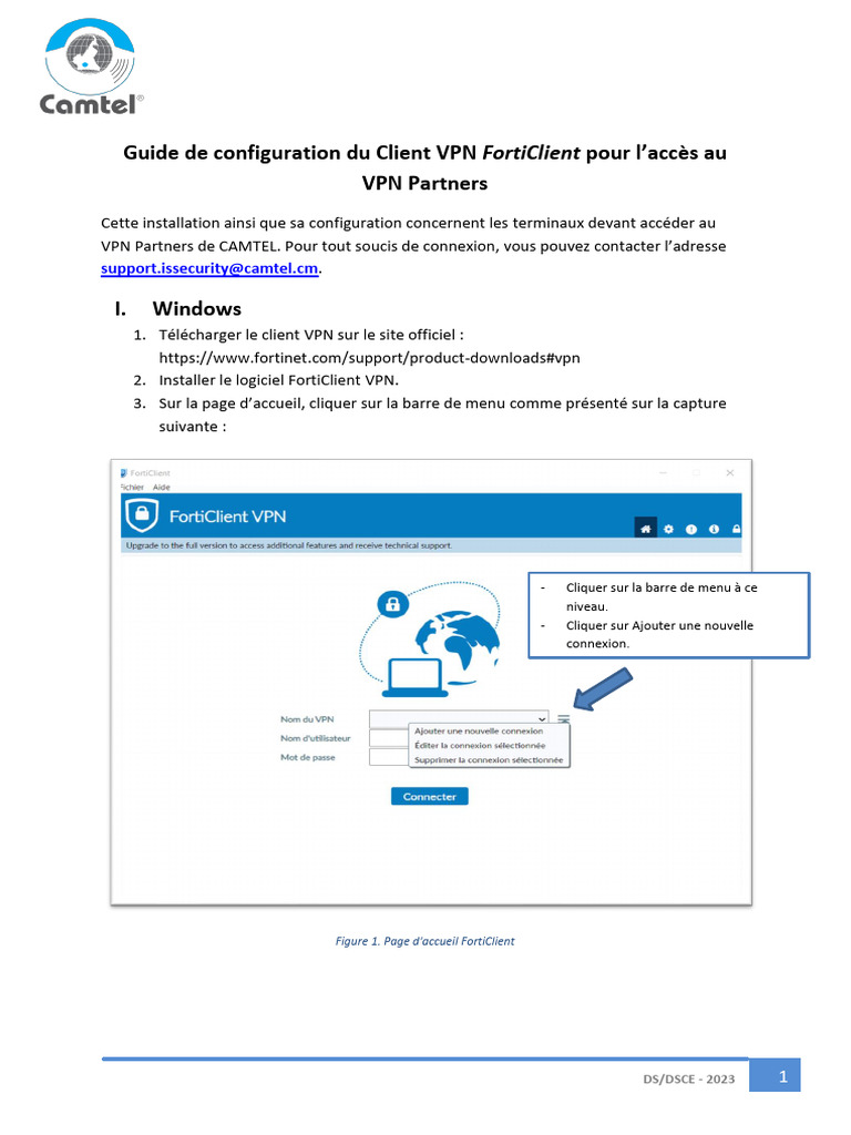 Configuration VPN FortiClient Guide 2023 | PDF | Réseau privé virtuel ...