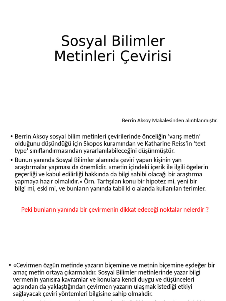 Berrin Aksoy Makalesi | PDF