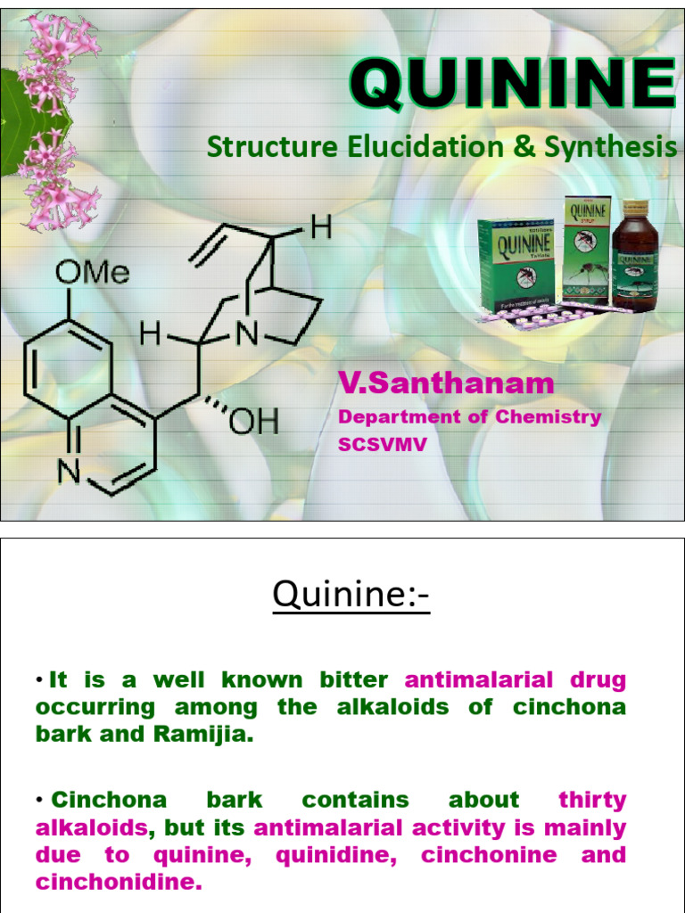quinine-180101153821 | PDF | Acid | Hydroxide