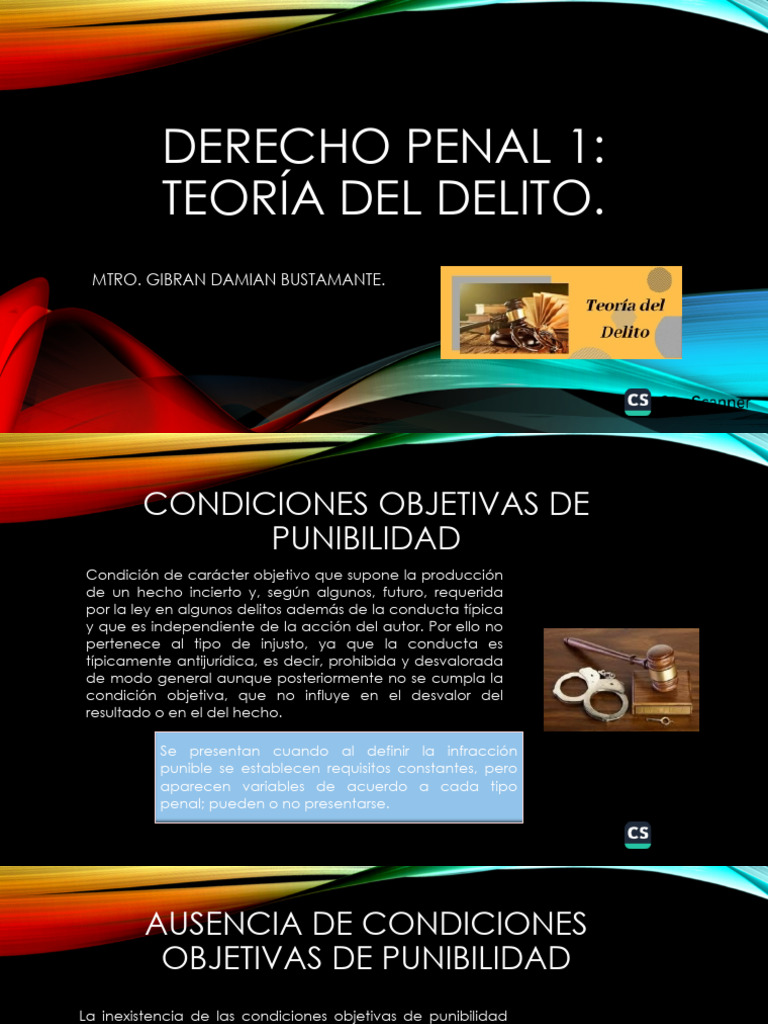 Teoría del Delito y Punibilidad en Derecho Penal | PDF | Castigos ...