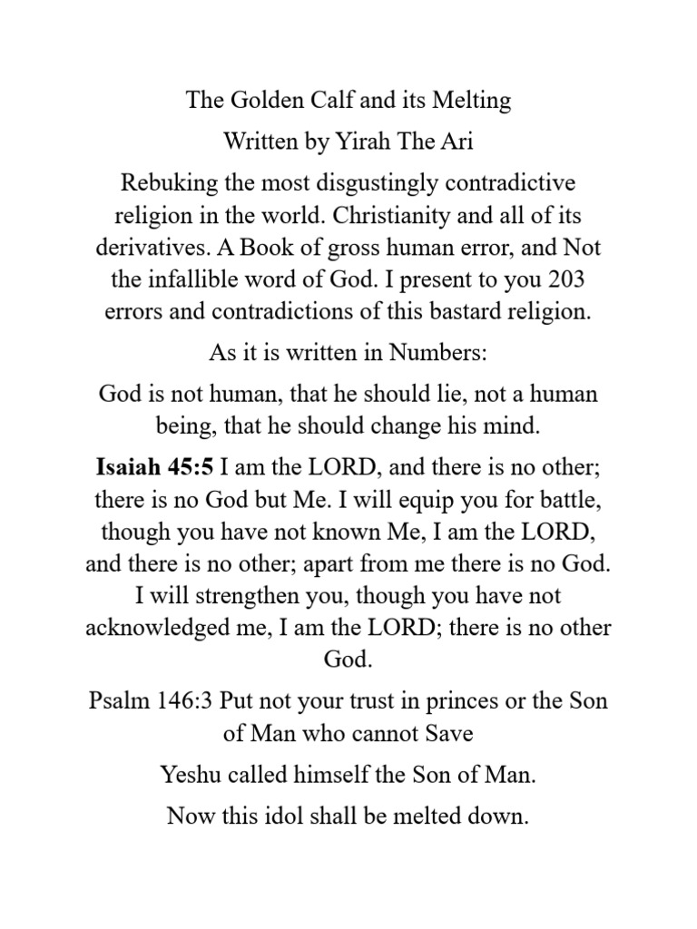 203 Errors in Christian Scriptures | PDF | Paul The Apostle | Jesus